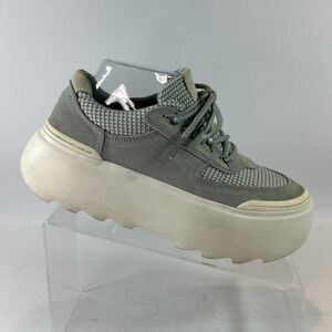 UGG Women's Marin Mega Lace Shoes Women's Size 7 Blue Suede Platform Chunky Y2K